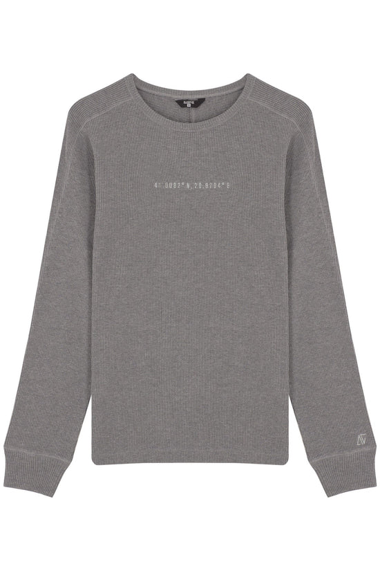 Waffle Sweatshirt - Grey