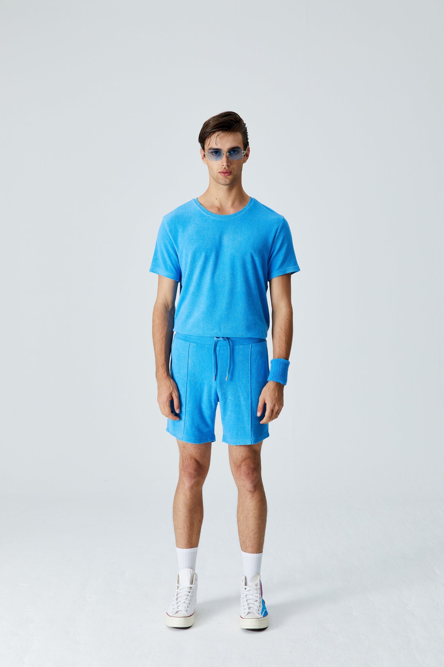 Towel Shorts - Tranquil Blue