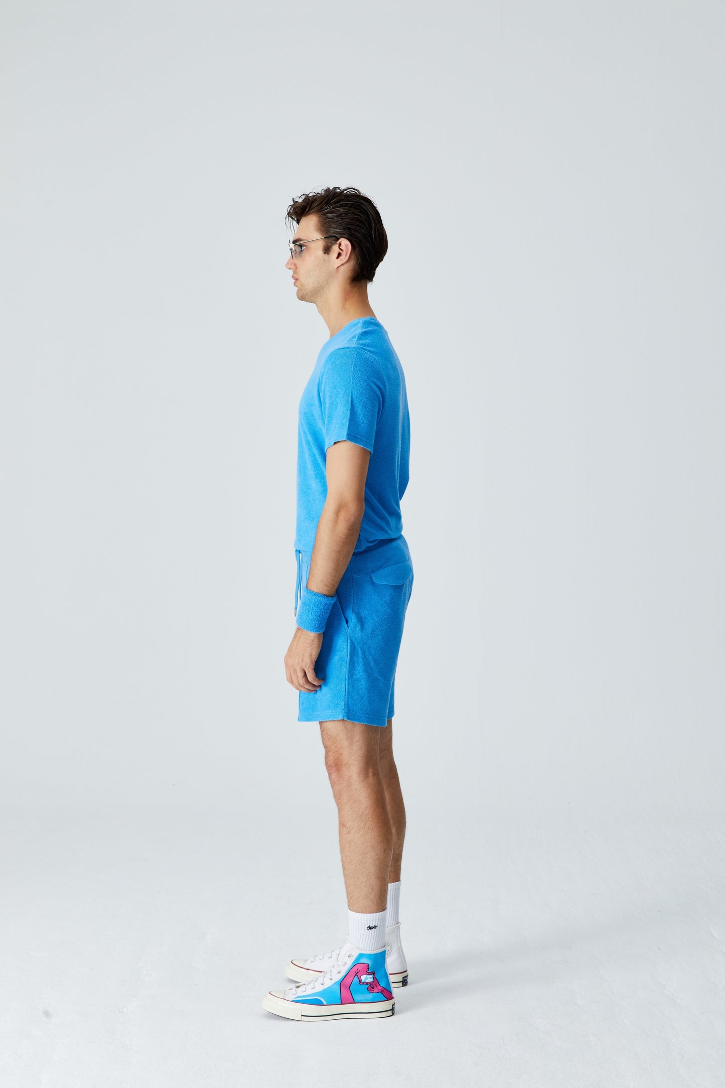 Towel Shorts - Tranquil Blue