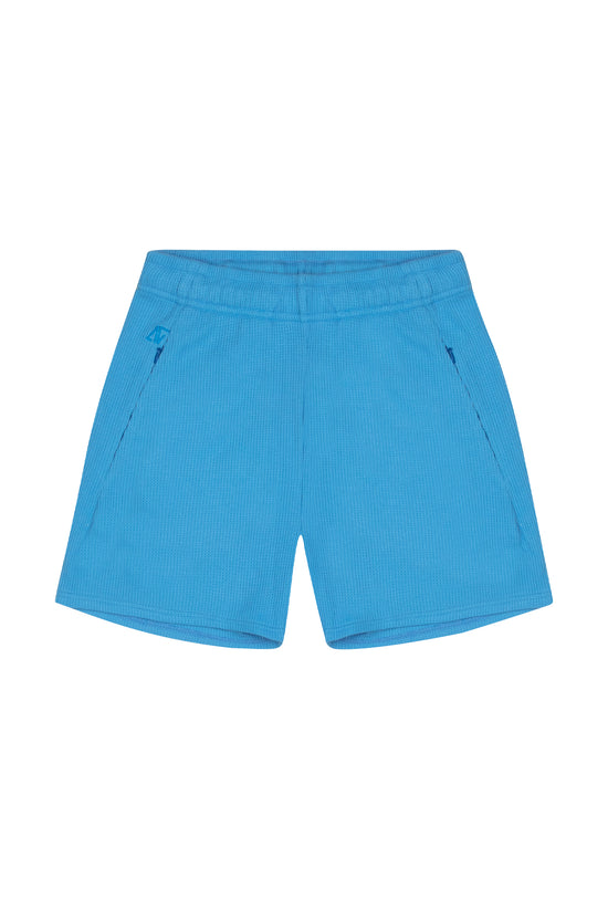 Waffle Shorts - Tranquil Blue