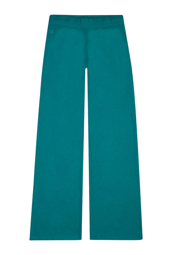 Waffle Cigarette Sweatpants - Verdi Green