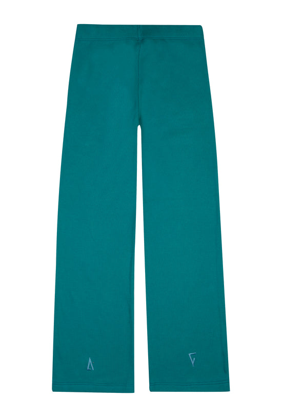 Waffle Cigarette Sweatpants - Verdi Green