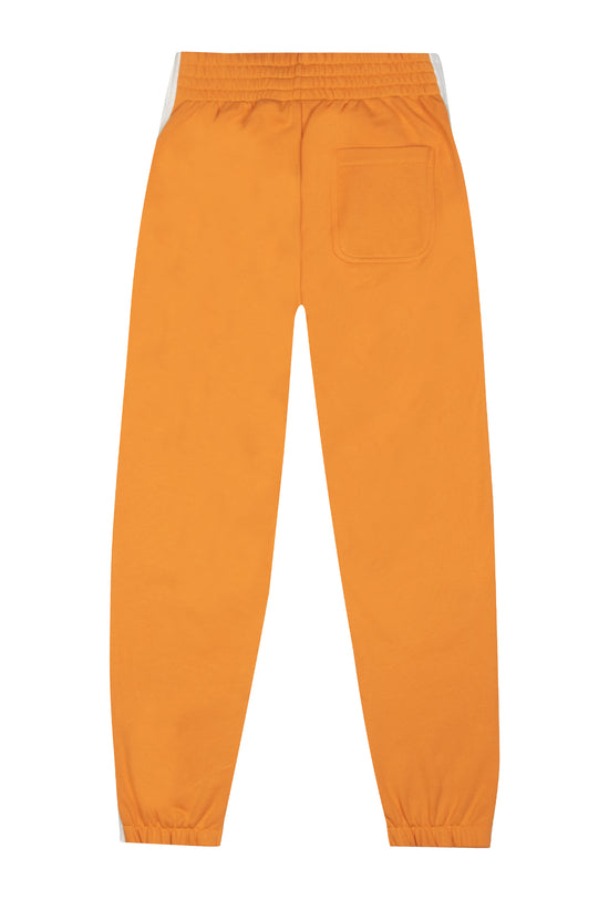 Denim Boyfriend Pantolon - Beyaz/Turuncu