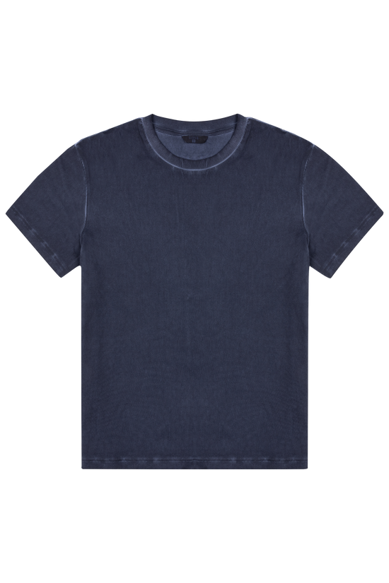 Eskitilmiş T-Shirt - Lacivert