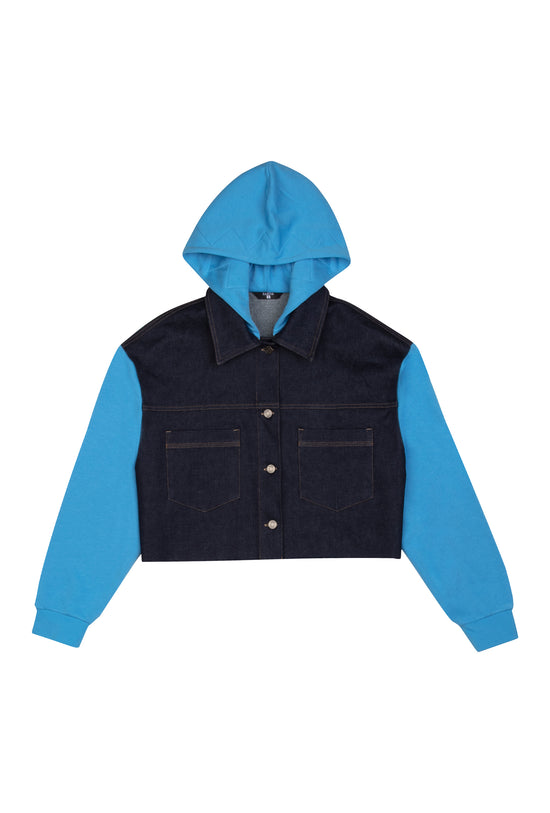 Navy Denim Jacket - Tranquil Blue