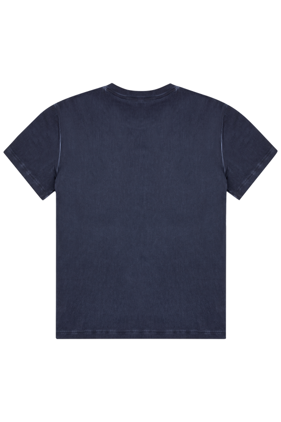 Eskitilmiş T-Shirt - Lacivert