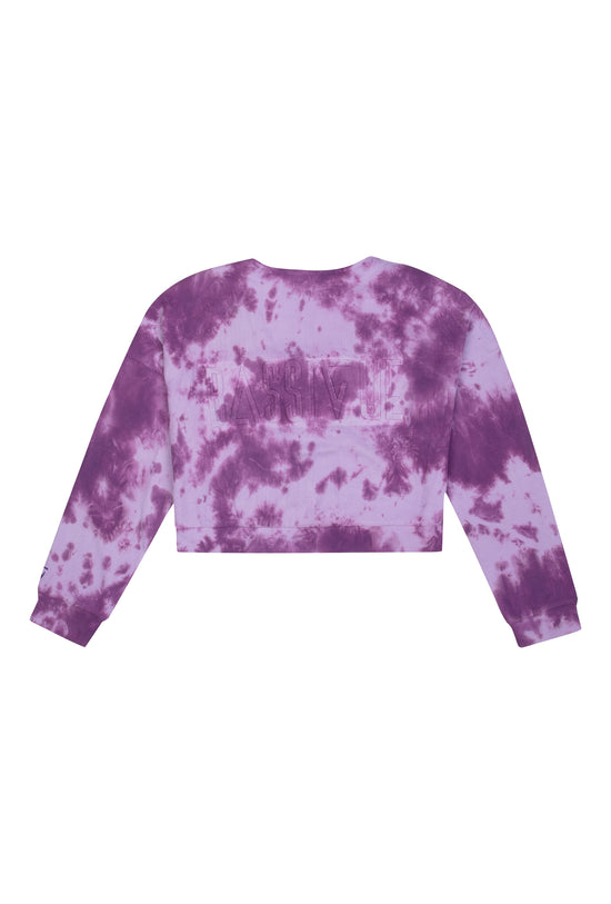 Batik Sweatshirt -Mor/Lila