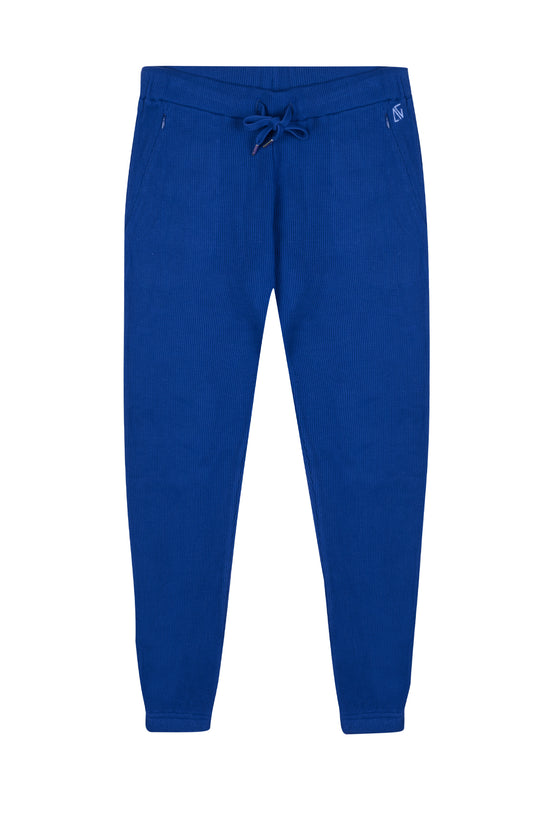 Waffle Sweatpants - Lazuli Blue