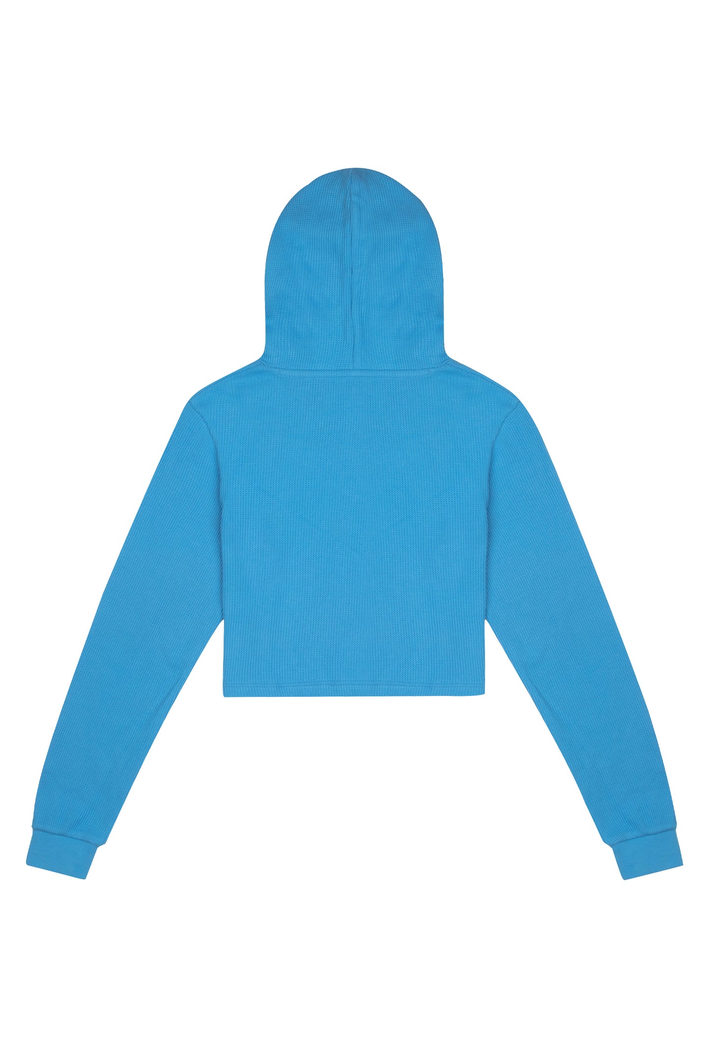 Waffle Crop Sweatshirt - Mavi