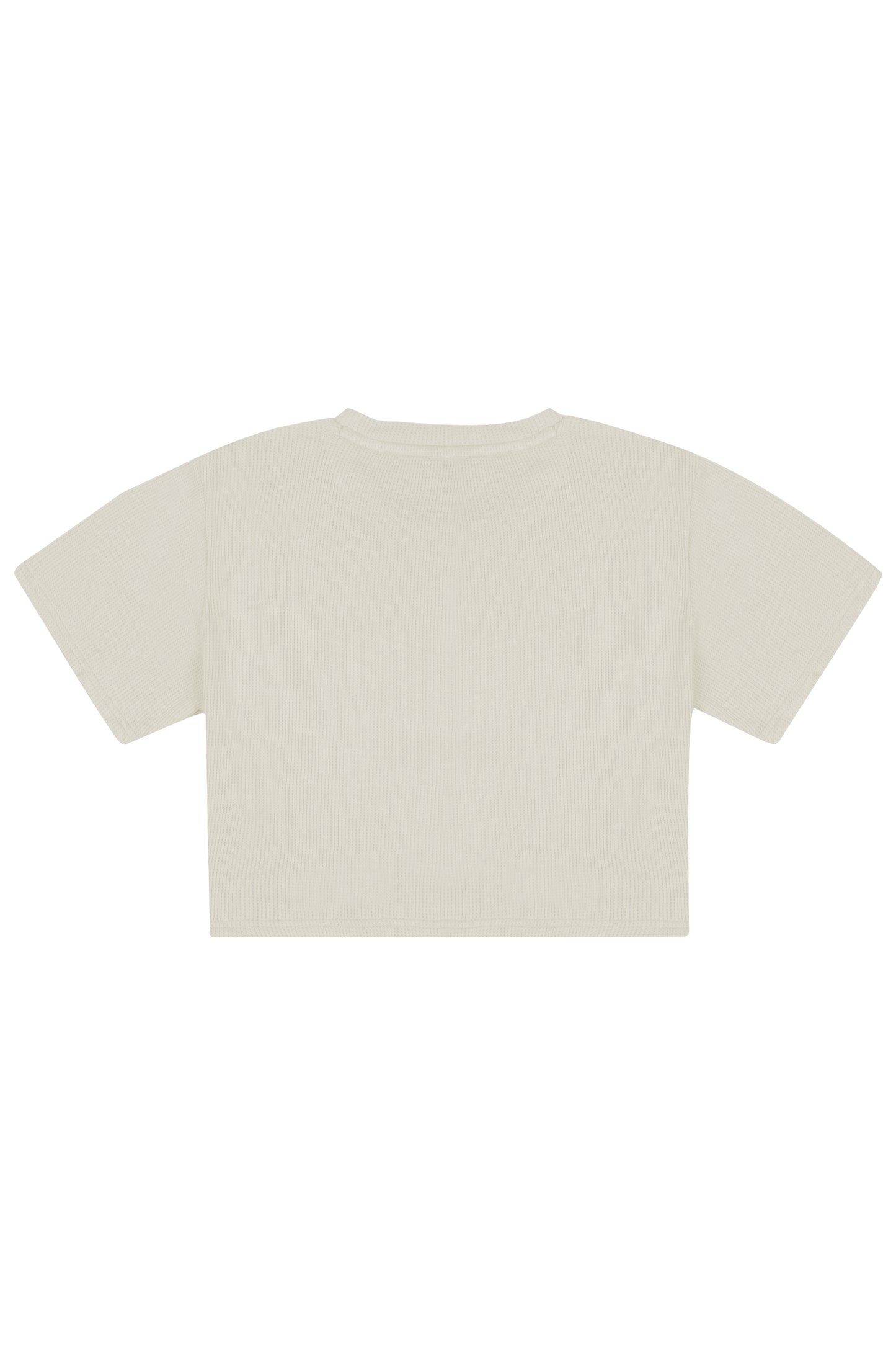 Waffle T-shirt - Warm Beige