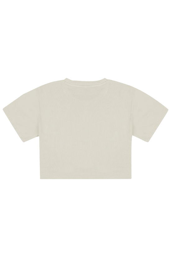 Waffle T-shirt - Warm Beige