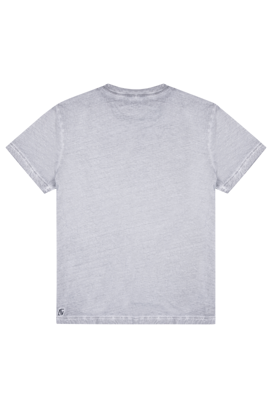 Eskitilmiş T-Shirt - Gri