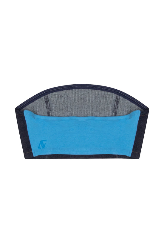 Navy Denim Bralette - Tranquil Blue