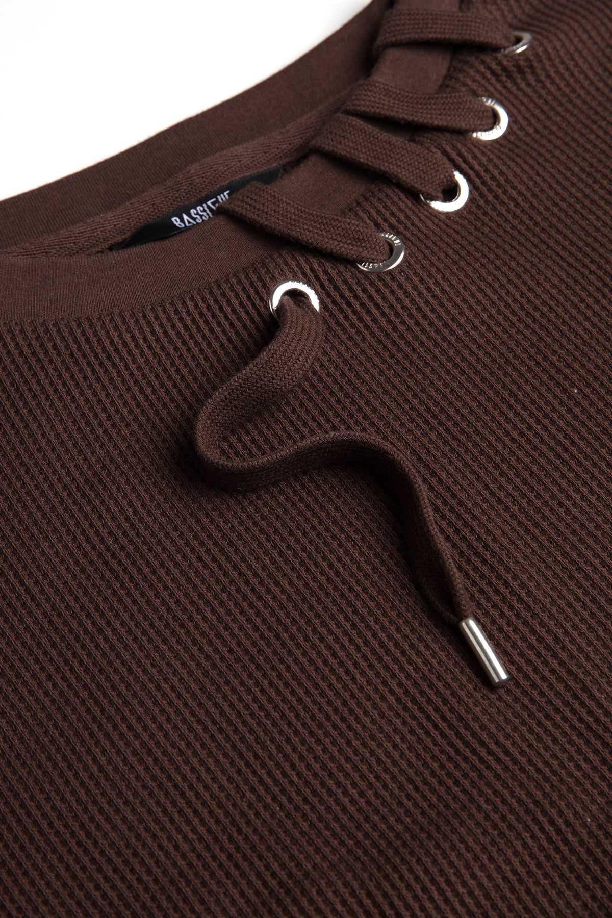 Kahverengi Waffle Sweatshirt