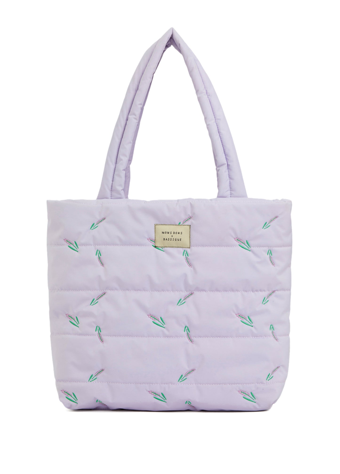 Lavanda Puffer Tote Bag