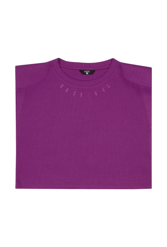 Waffle Tank Top - Sparkling Grape