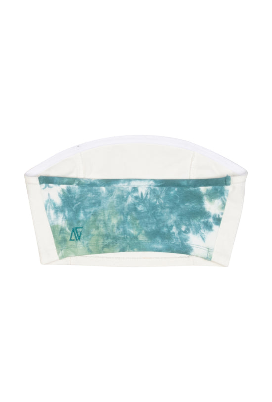 White Denim Bralette - Cameo Green/Verdi Green