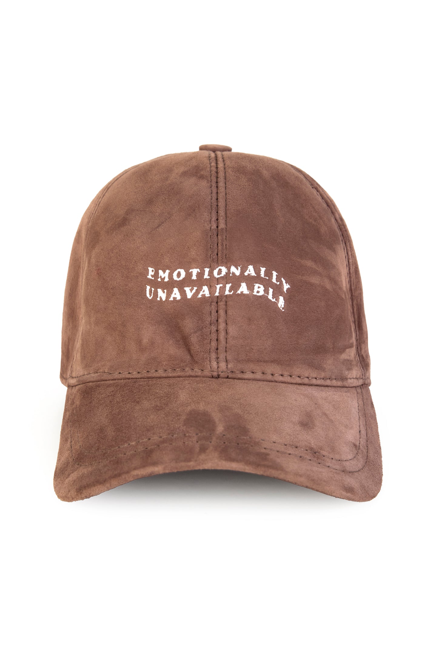 Emotionally Unavailable Suede Leather Hat