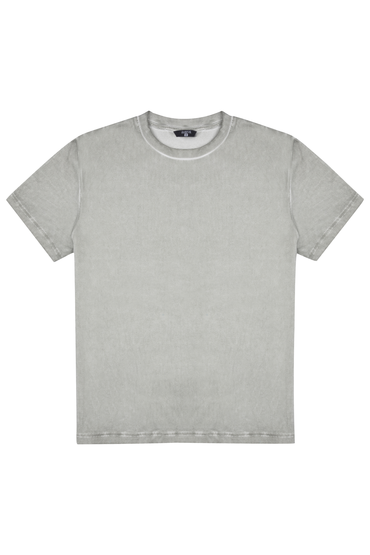 Eskitilmiş Fitilli T-shirt - Yeşil