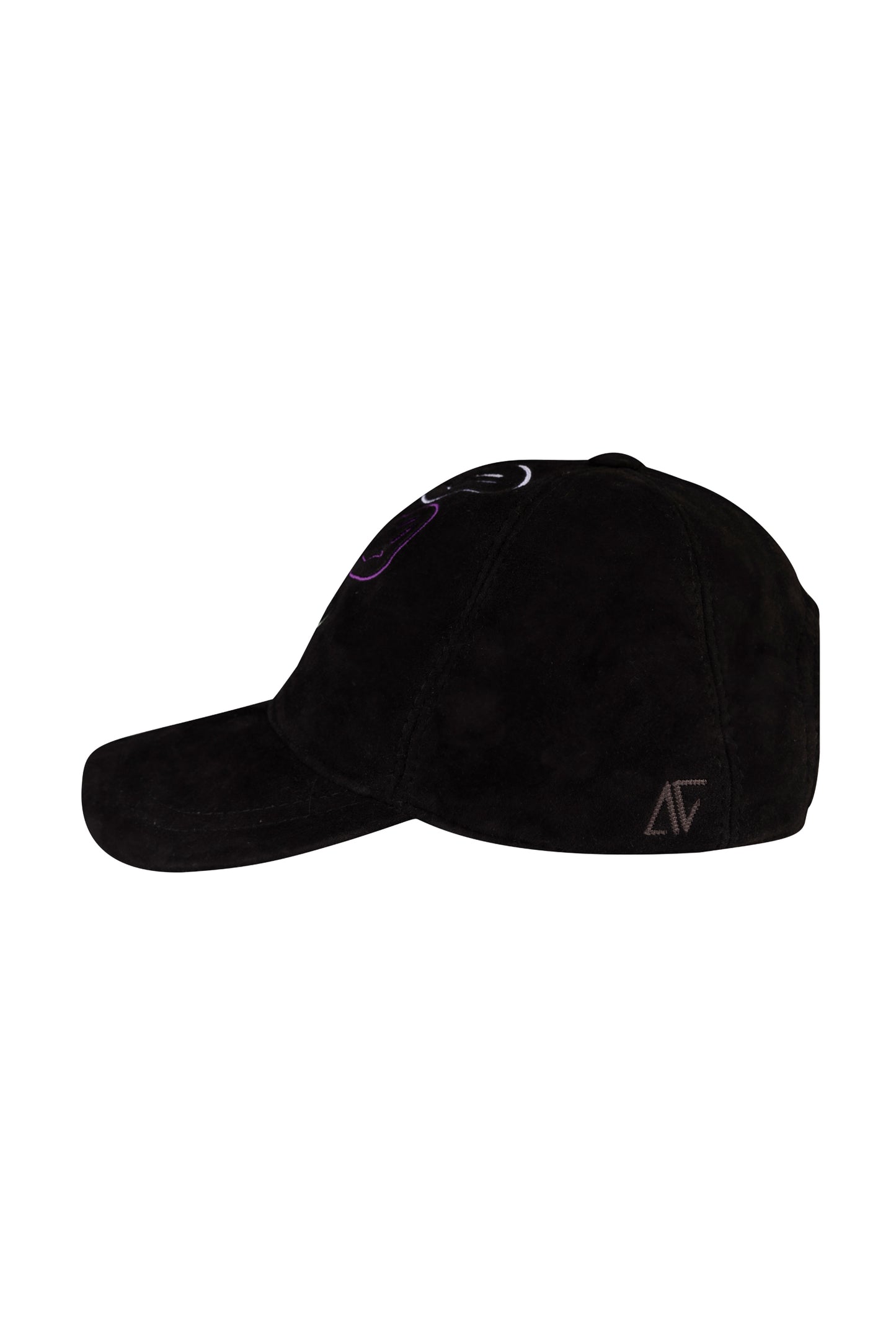 Smiley Suede Leather Hat