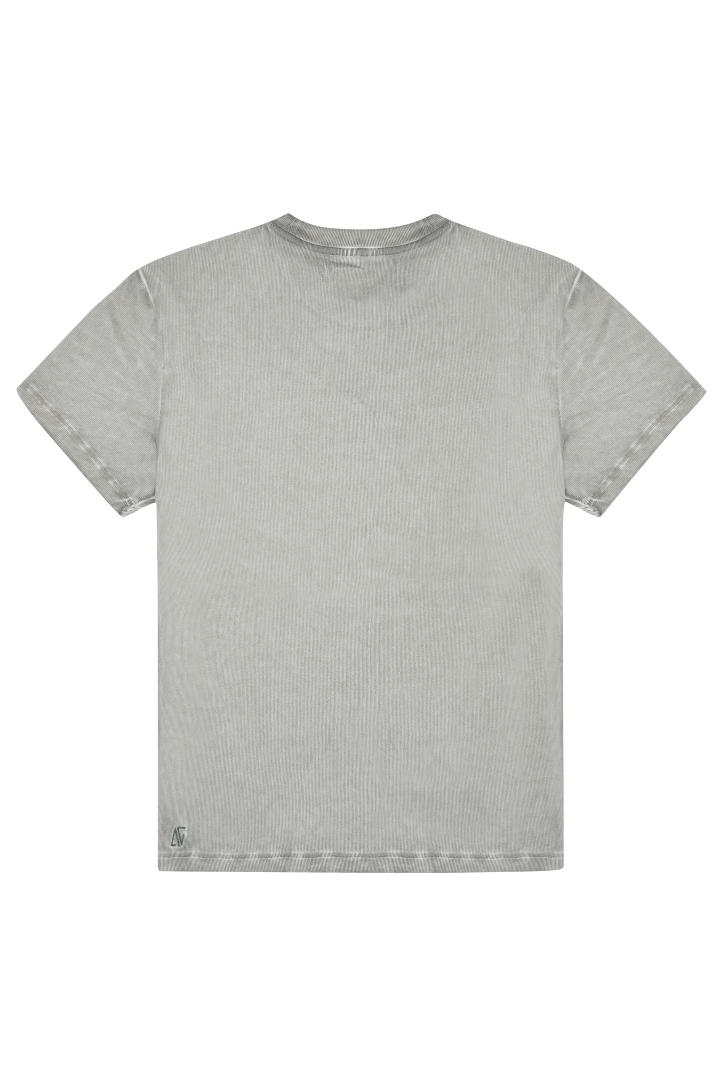 Eskitilmiş Fitilli T-shirt - Yeşil
