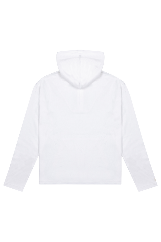 Kapüşonlu Sweatshirt - Beyaz