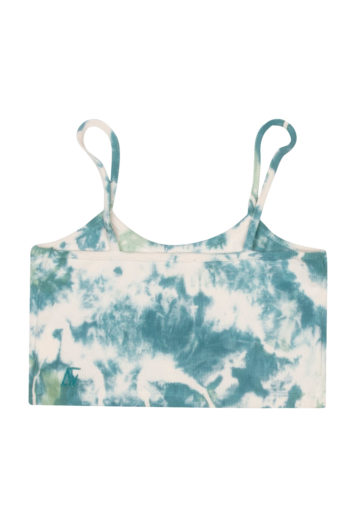 Batik Tank Top - Yeşil/Beyaz