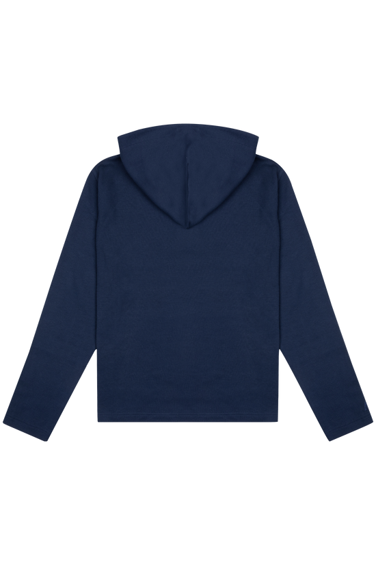 Kapüşonlu Sweatshirt - Lacivert