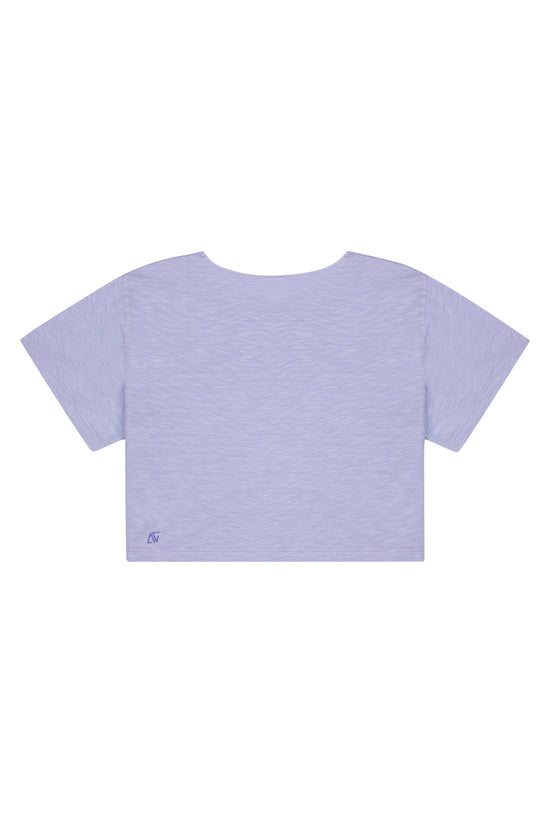 Crop T-Shirt - Digital Lavender