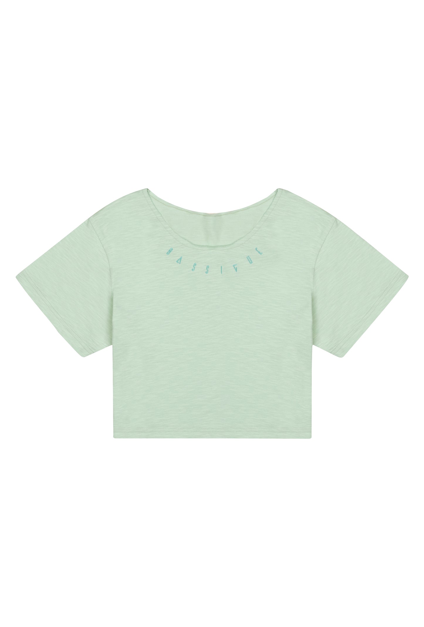Crop T-Shirt - Cameo Green