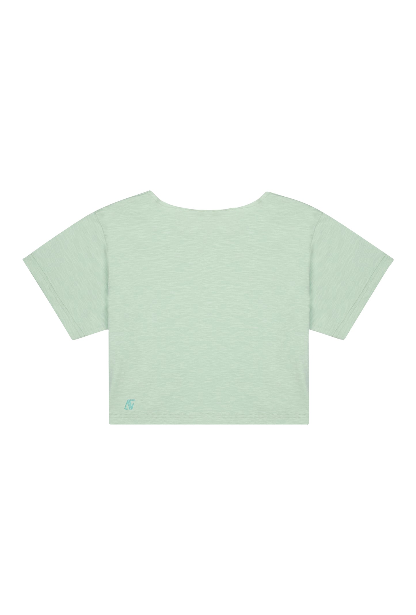 Crop T-Shirt - Cameo Green