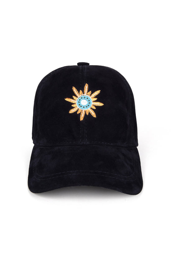 Bloom Suede Leather Hat