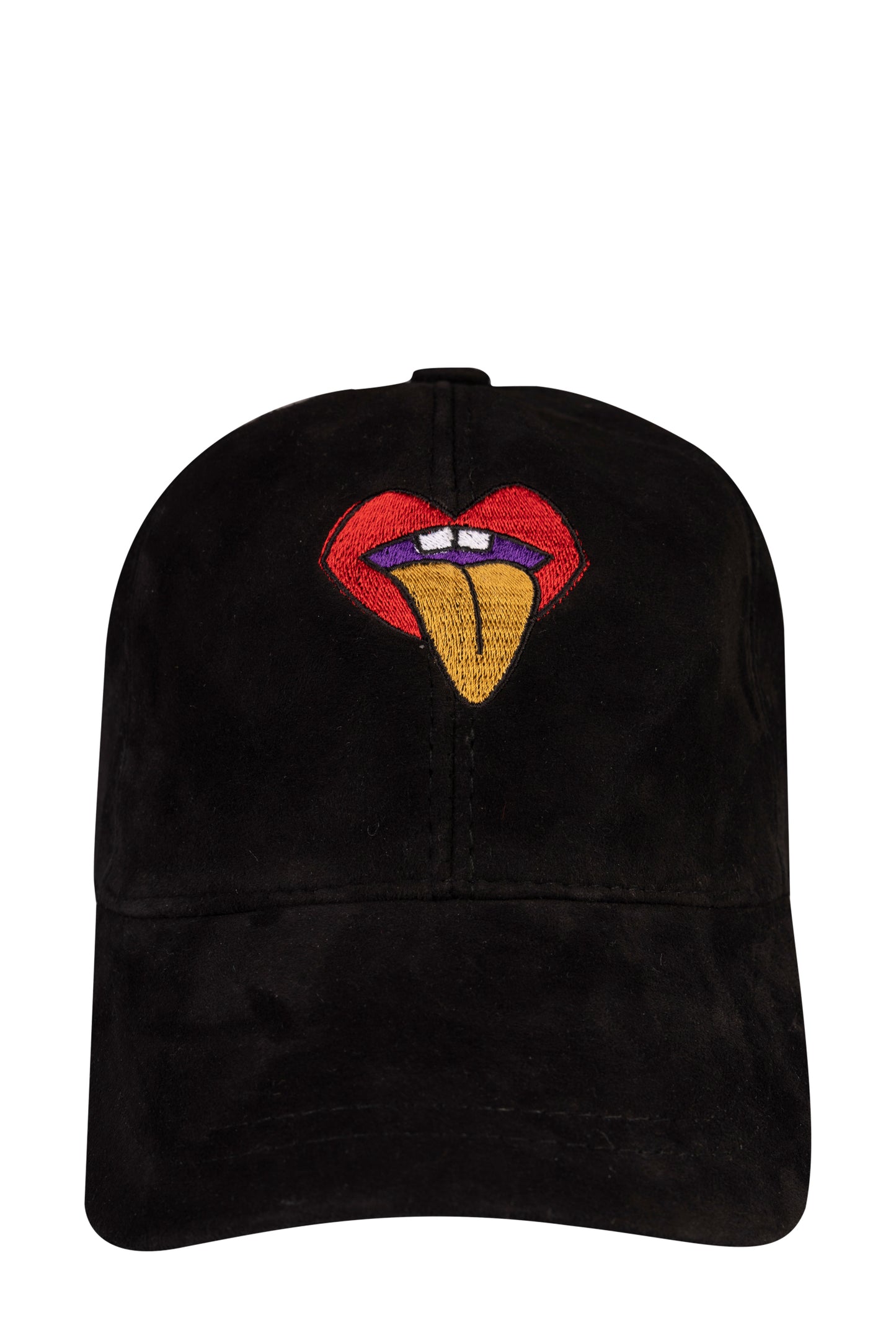 Rolling Tongue Suede Leather Hat