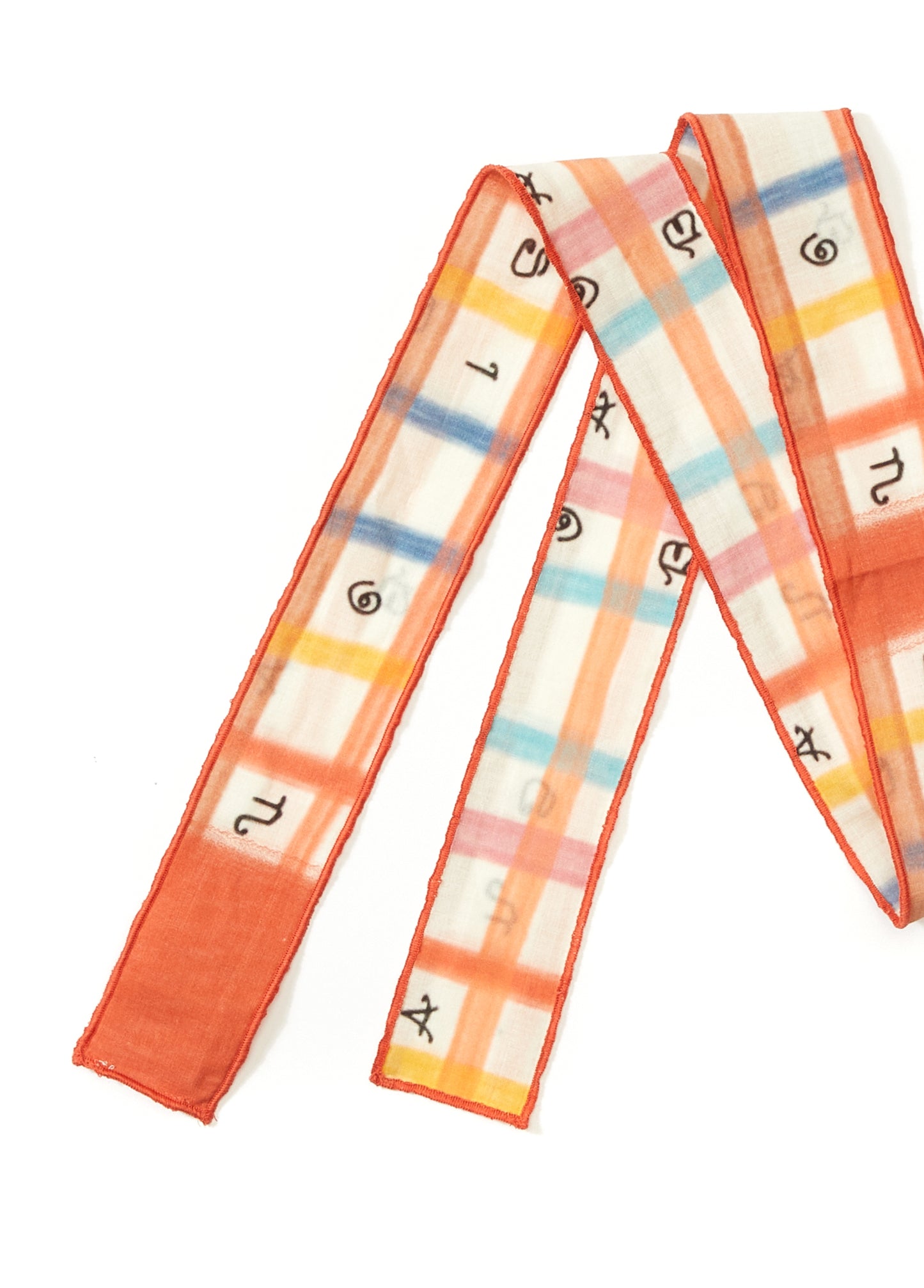 Square Print Bandana & Slim Scarf Set