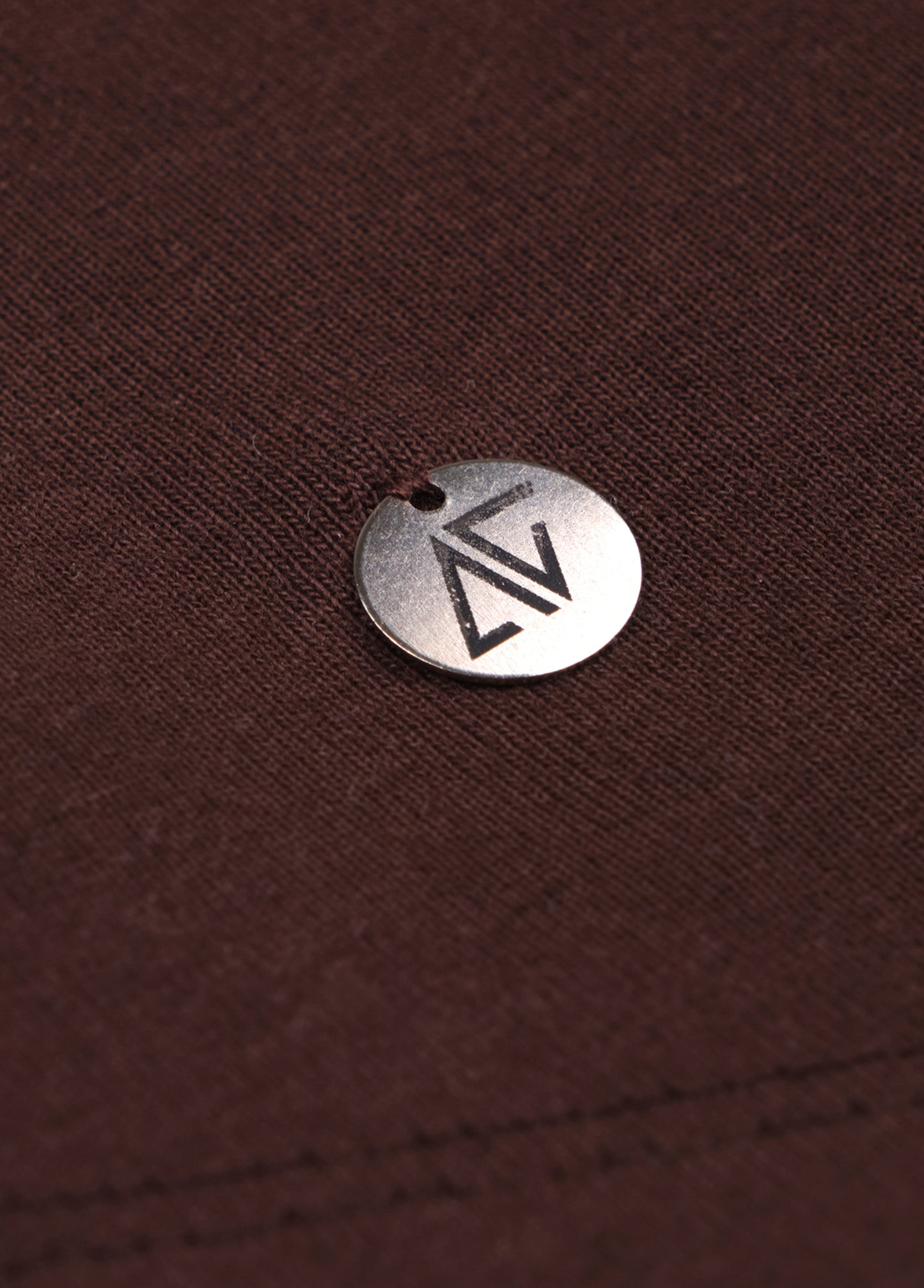Deep Neck Tank Top - Brown