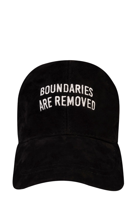 Boundaries Are Removed Süet Deri Şapka