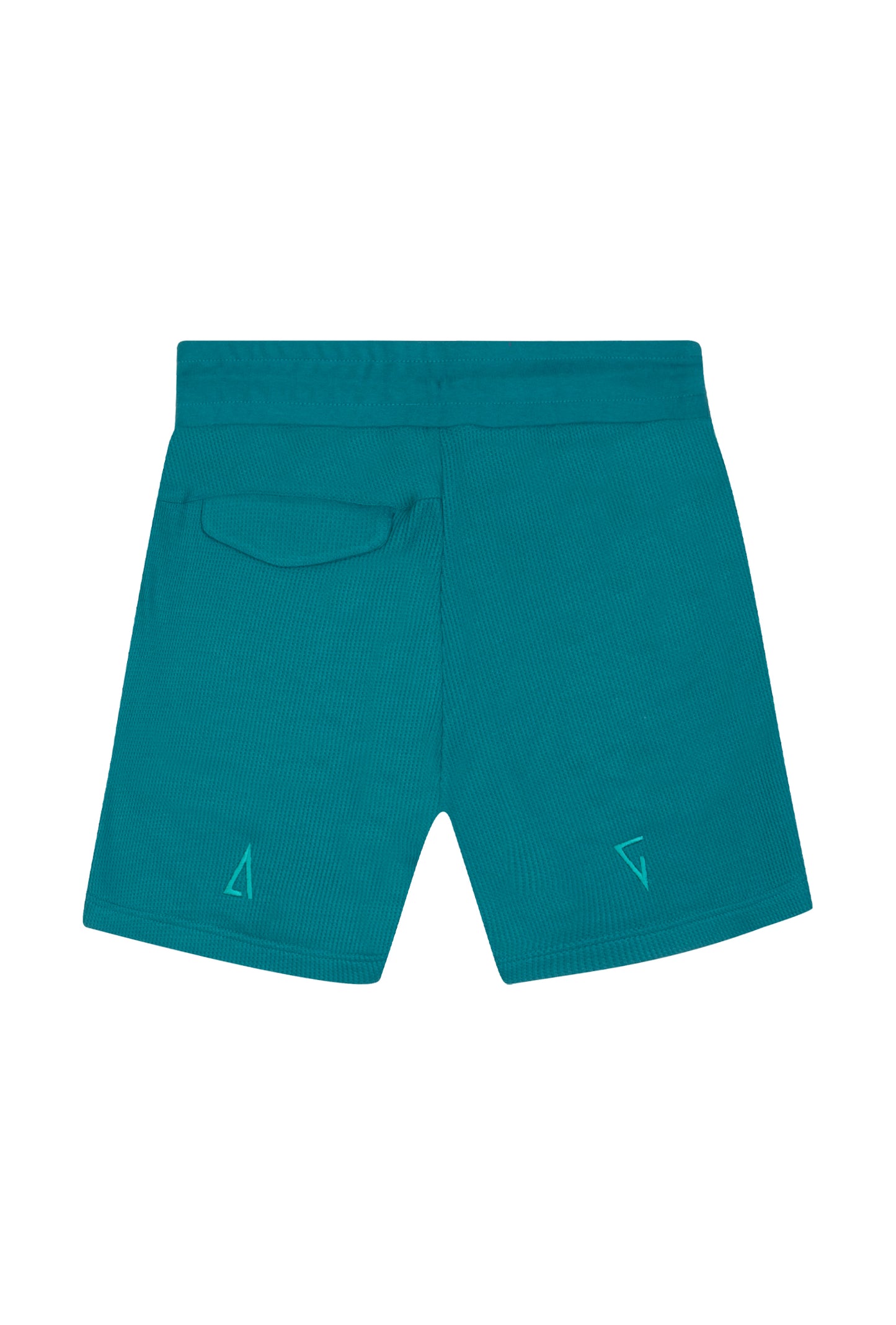 Waffle Şort - Yeşil