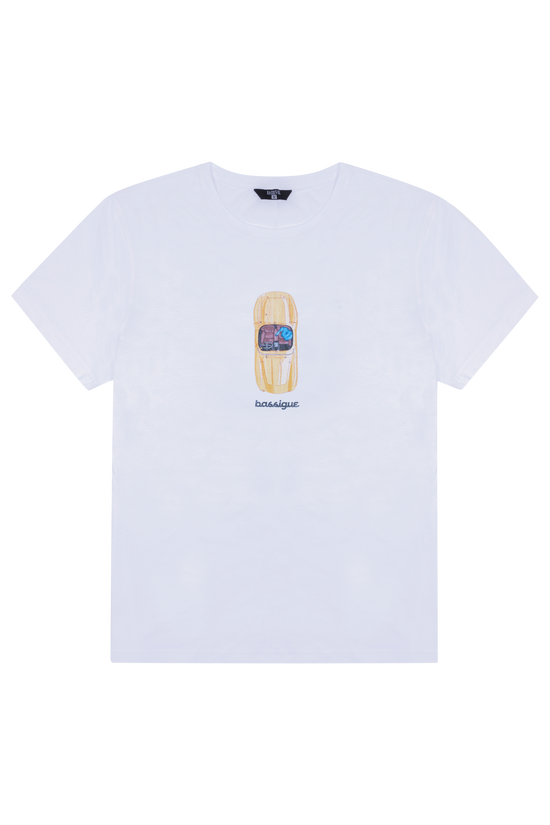 Retro Ride T-Shirt - Beyaz
