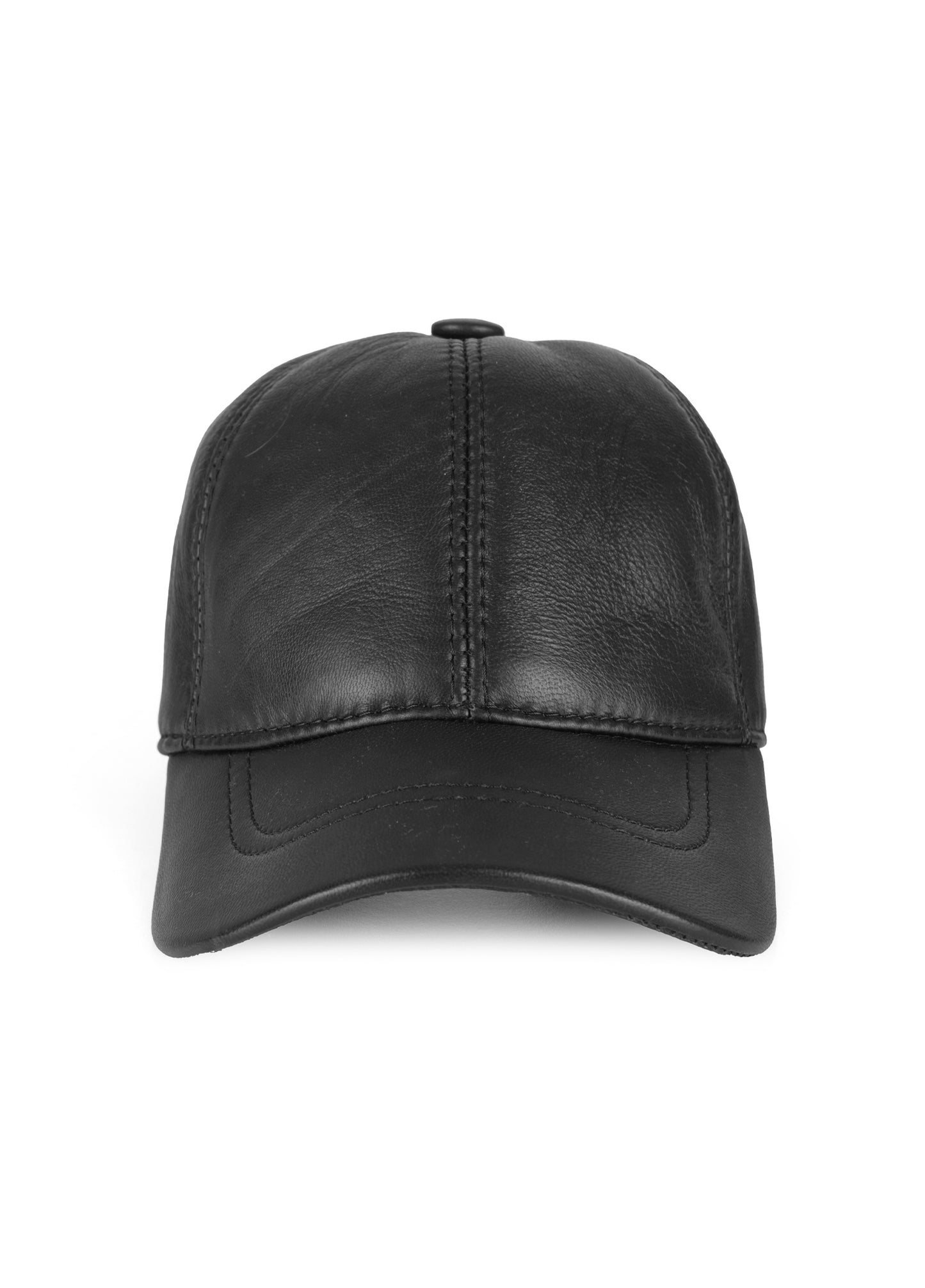 Black Leather Cap