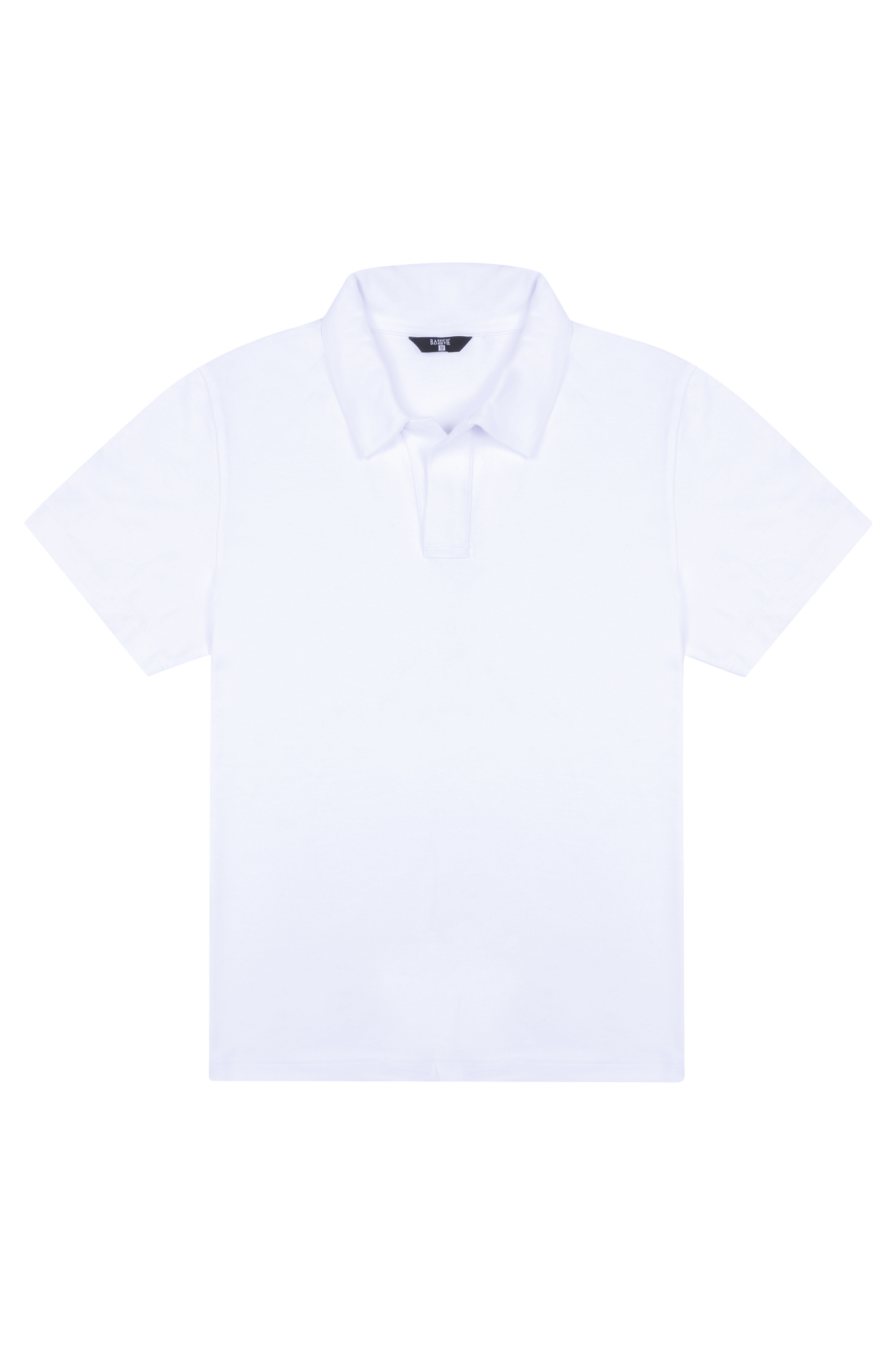 Kısa Kollu Polo Gömlek - Beyaz