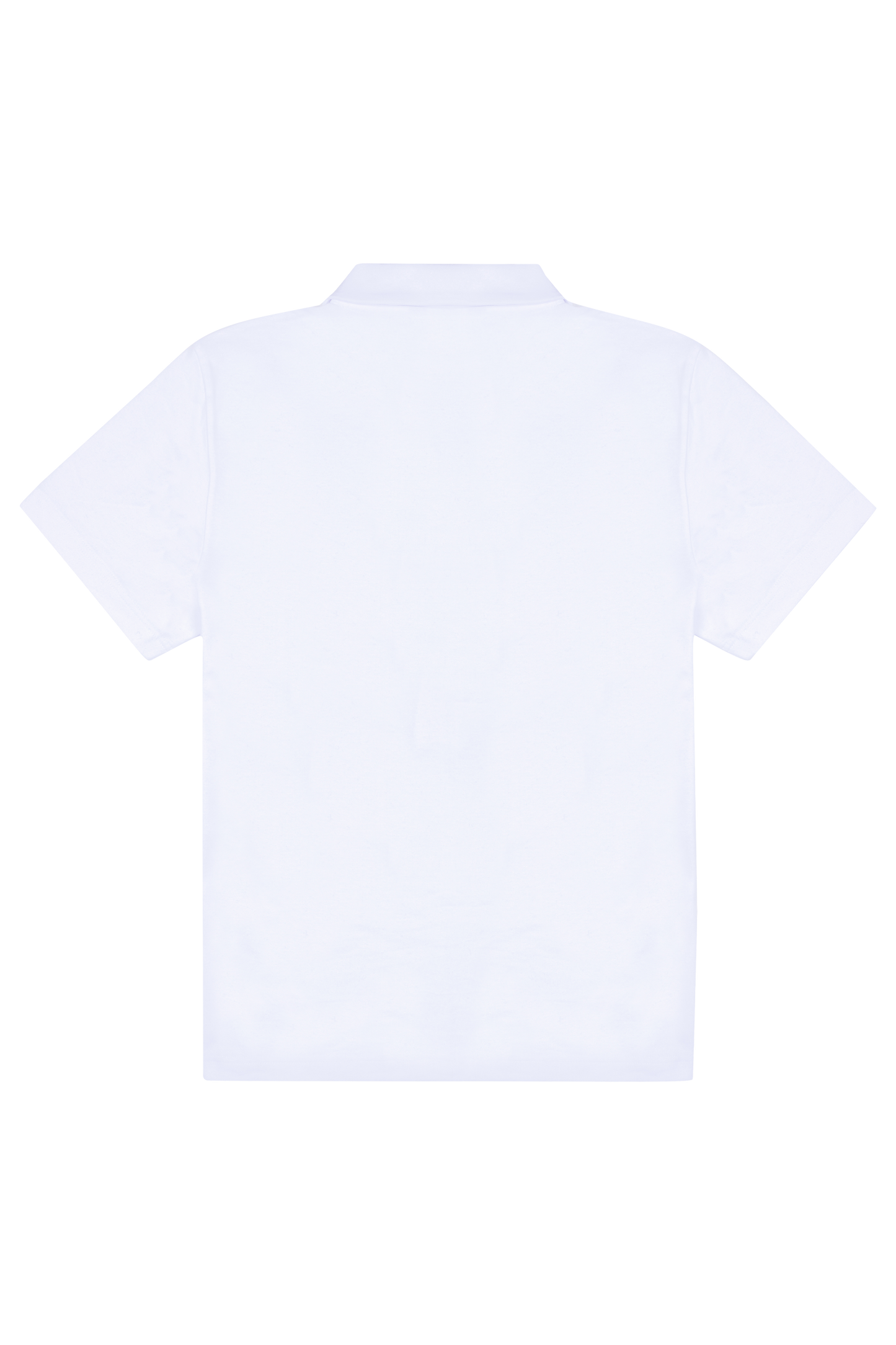 White Short Sleeve Polo Shirt