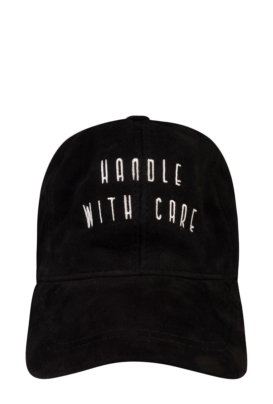 Handle With Care Suede Leather Hat