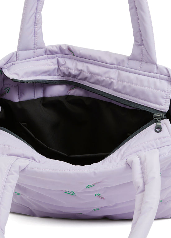 Lavanda Puffer Tote Bag
