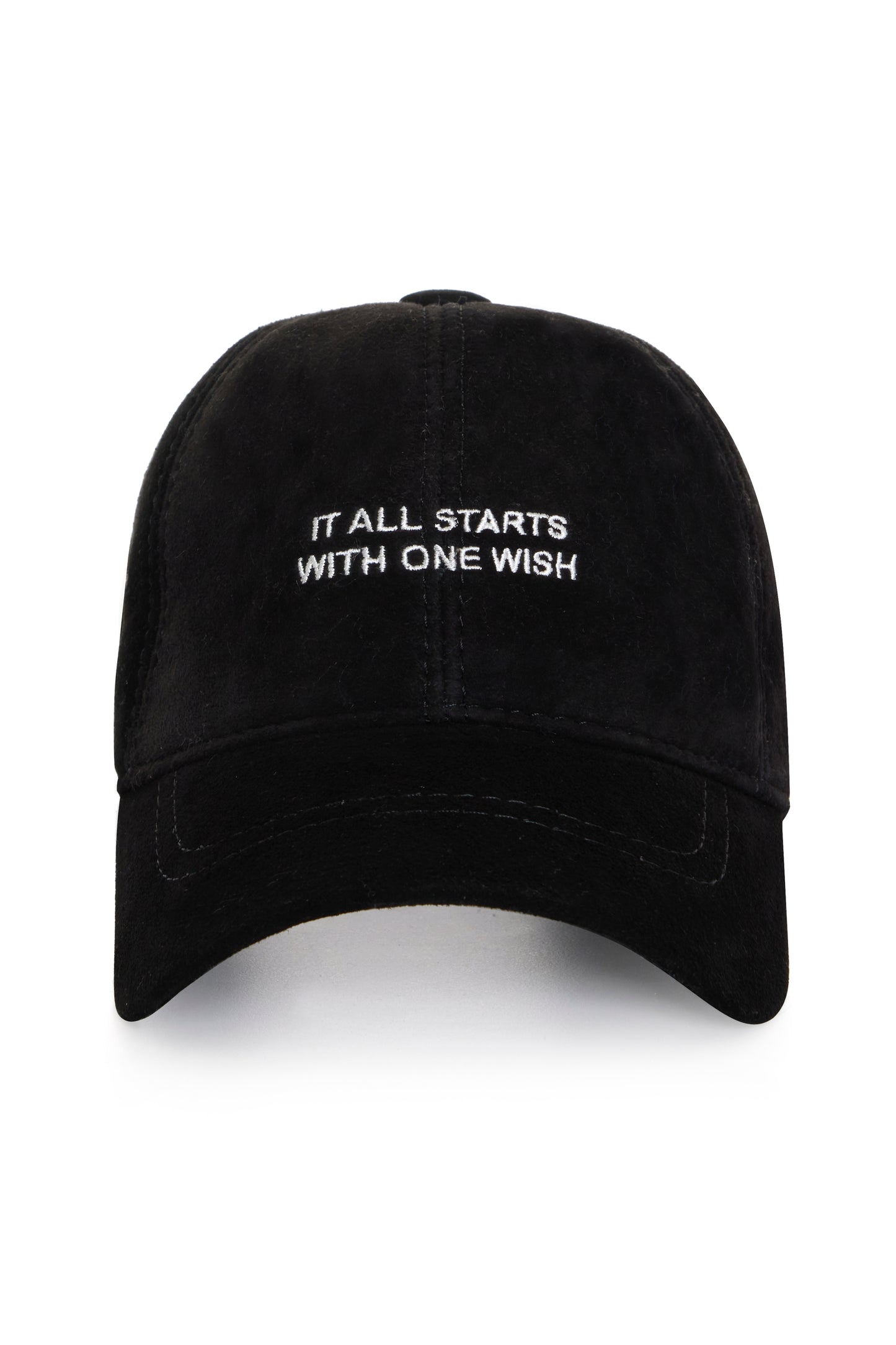 All Starts With One Wish Suede Leather Hat