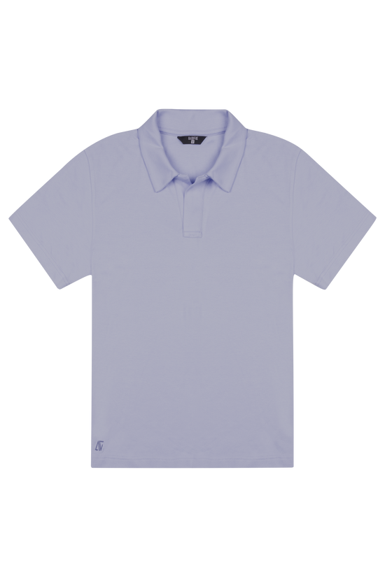 Short Sleeve Polo Shirt - Blue 