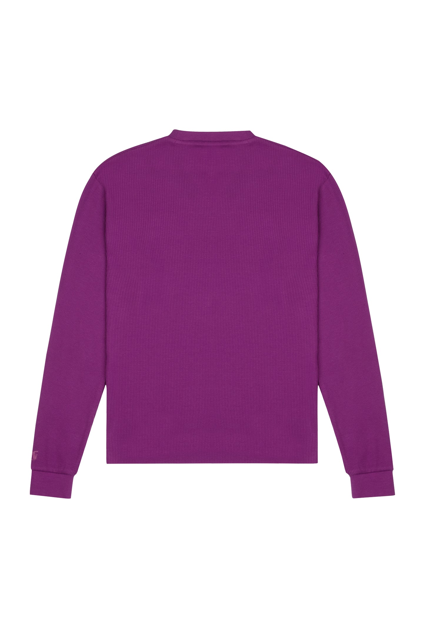 Waffle Crewneck Sweatshirt - Sparkling Grape