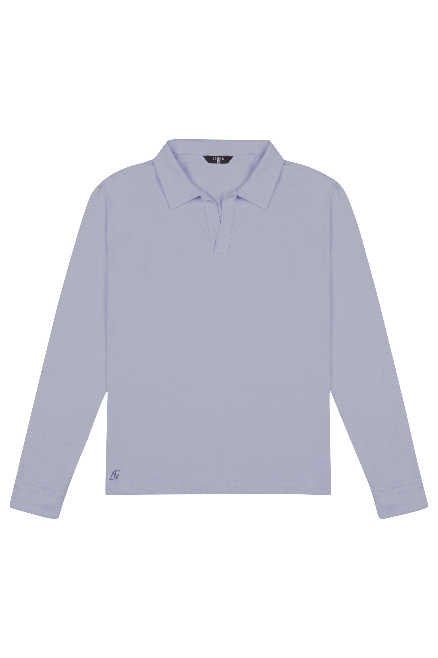 Blue Long Sleeve Polo Shirt