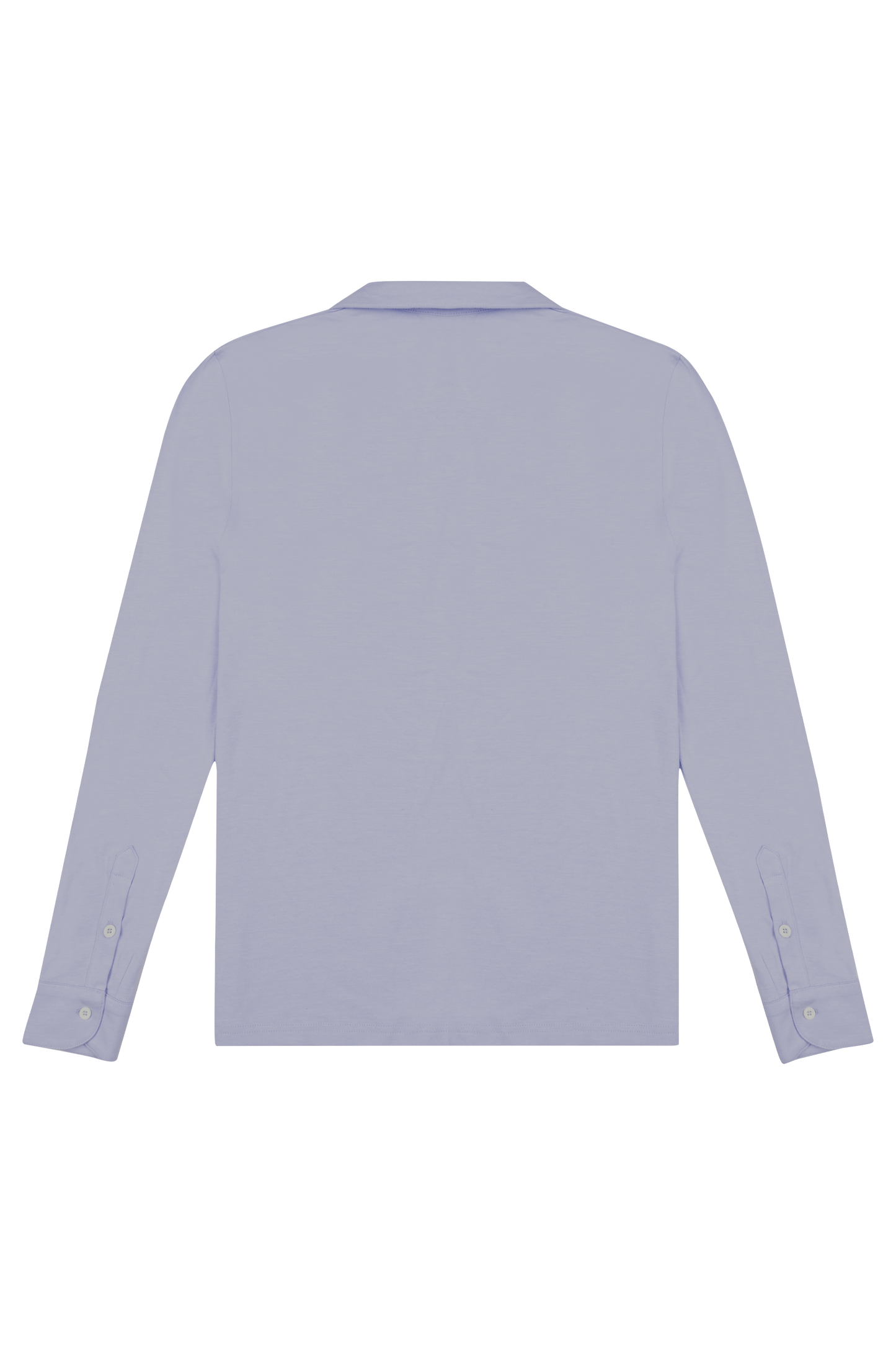 Blue Long Sleeve Polo Shirt