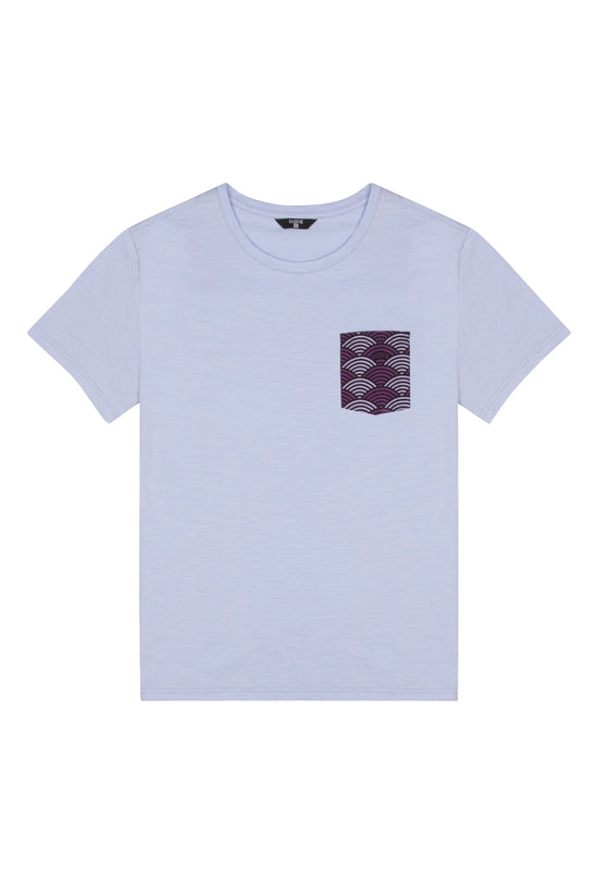 Pocket T-Shirt- Sparkling Grape