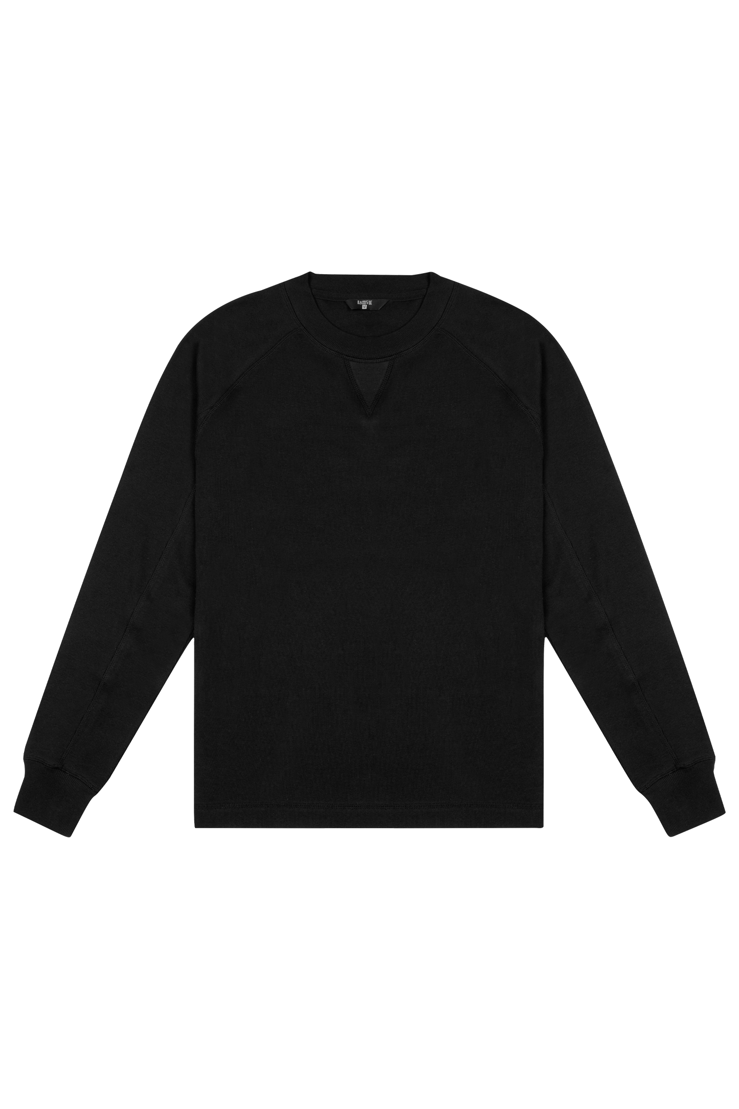 Bisiklet Yaka Sweatshirt - Siyah